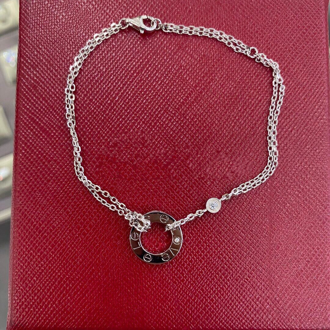 [Dawnora Jewelry]LOVE BRACELET 2 DIAMOND