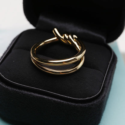 [Dawnora Jewelry]KNOT RING GOLD