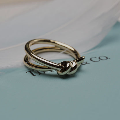 [Dawnora Jewelry]KNOT RING GOLD