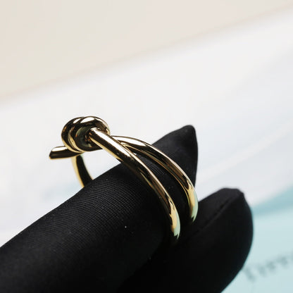 [Dawnora Jewelry]KNOT RING GOLD