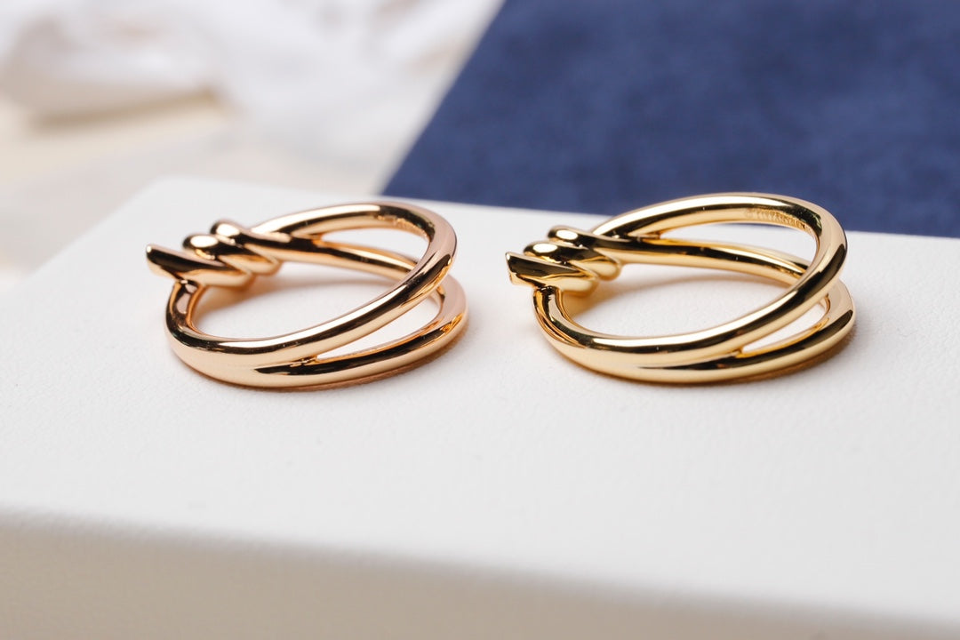 [Dawnora Jewelry]KNOT RING GOLD