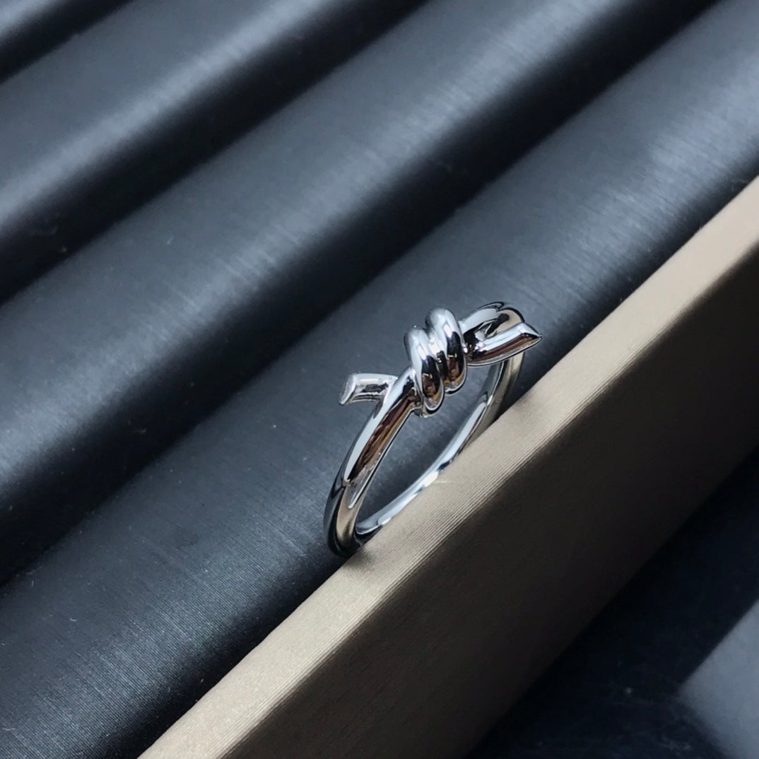 [Dawnora Jewelry]KNOT RING 1.2MM
