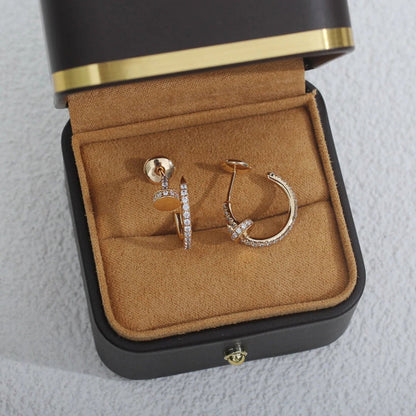 [Dawnora Jewelry]JUSTE FULL DIAMOND SMALL EARRINGS