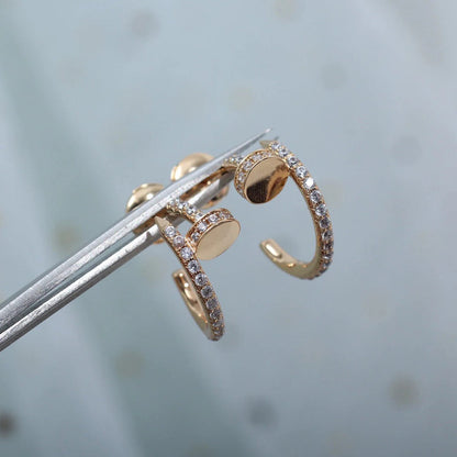 [Dawnora Jewelry]JUSTE FULL DIAMOND SMALL EARRINGS