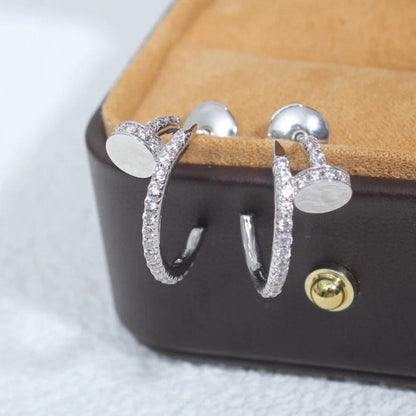 [Dawnora Jewelry]JUSTE FULL DIAMOND SMALL EARRINGS