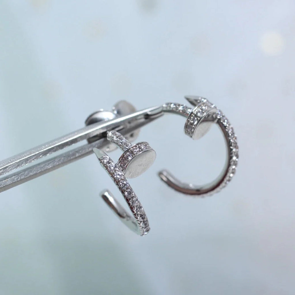 [Dawnora Jewelry]JUSTE FULL DIAMOND SMALL EARRINGS