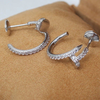 [Dawnora Jewelry]JUSTE FULL DIAMOND SMALL EARRINGS