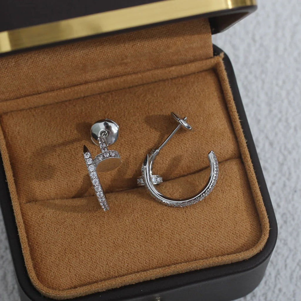 [Dawnora Jewelry]JUSTE FULL DIAMOND SMALL EARRINGS