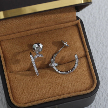 [Dawnora Jewelry]JUSTE FULL DIAMOND SMALL EARRINGS