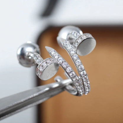 [Dawnora Jewelry]JUSTE FULL DIAMOND SMALL EARRINGS