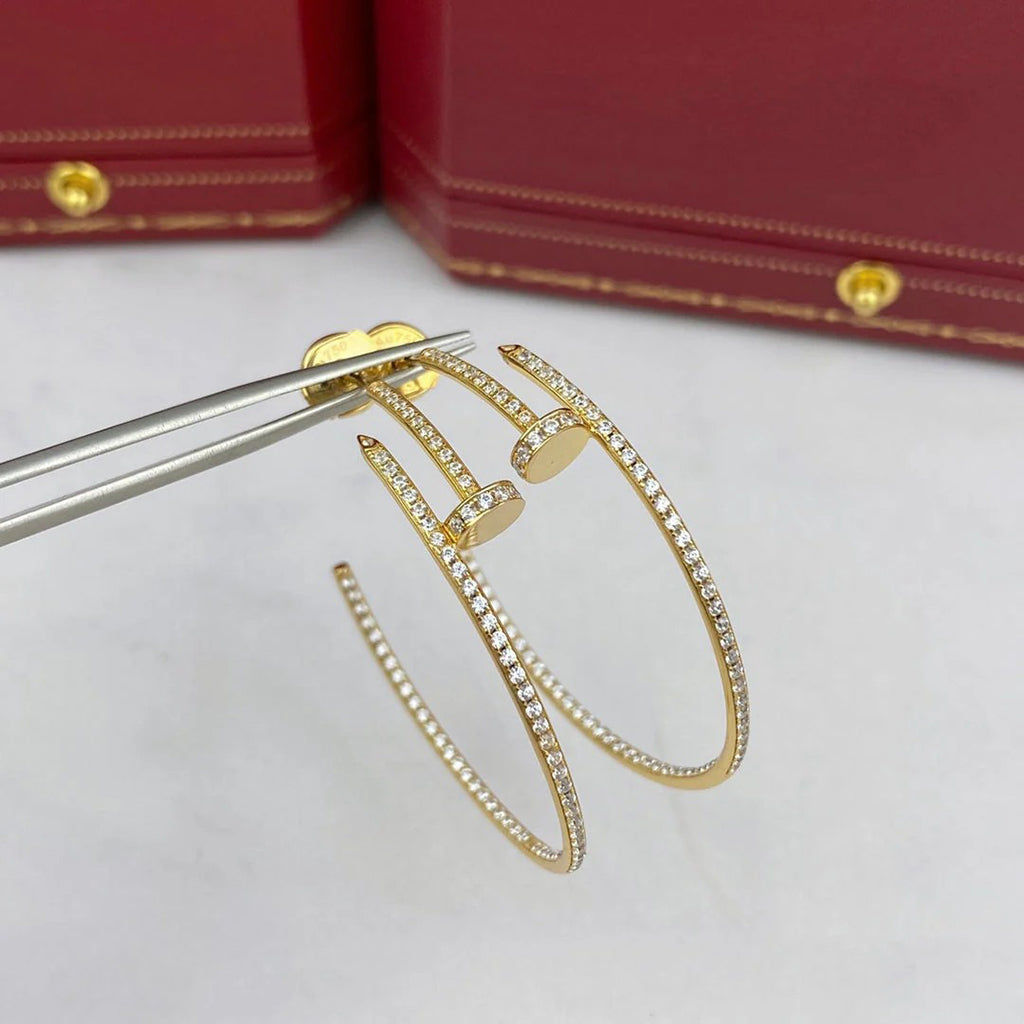[Dawnora Jewelry]JUSTE FULL DIAMOND LARGE EARRINGS