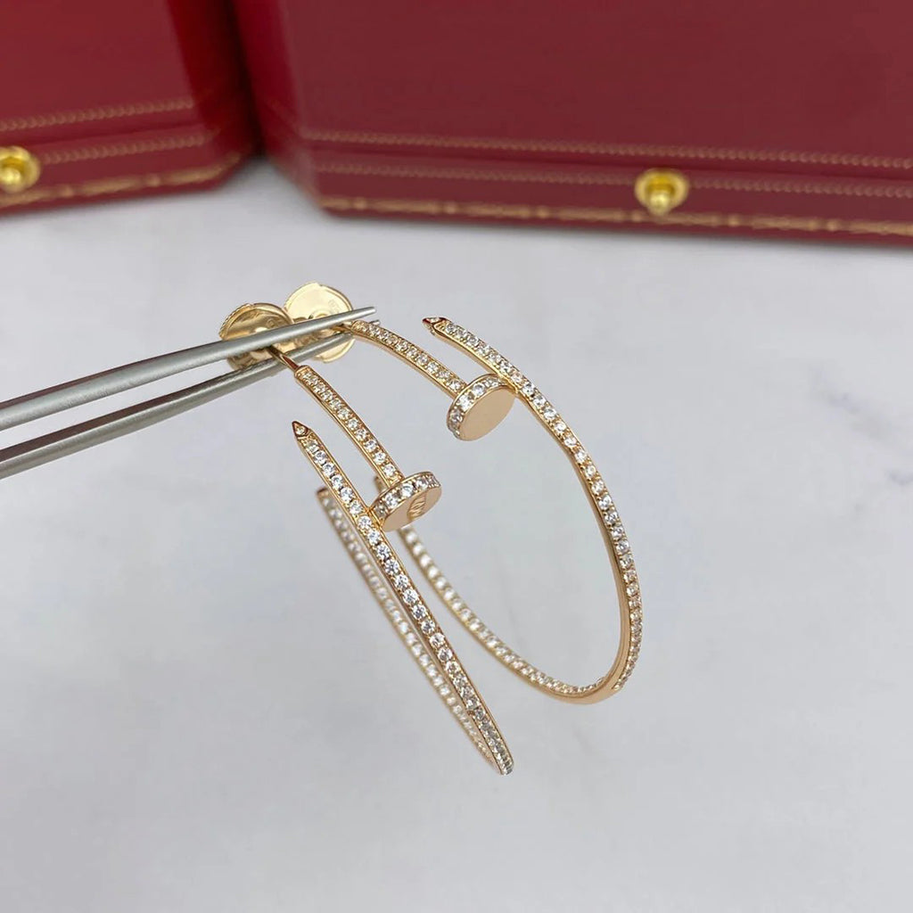 [Dawnora Jewelry]JUSTE FULL DIAMOND LARGE EARRINGS