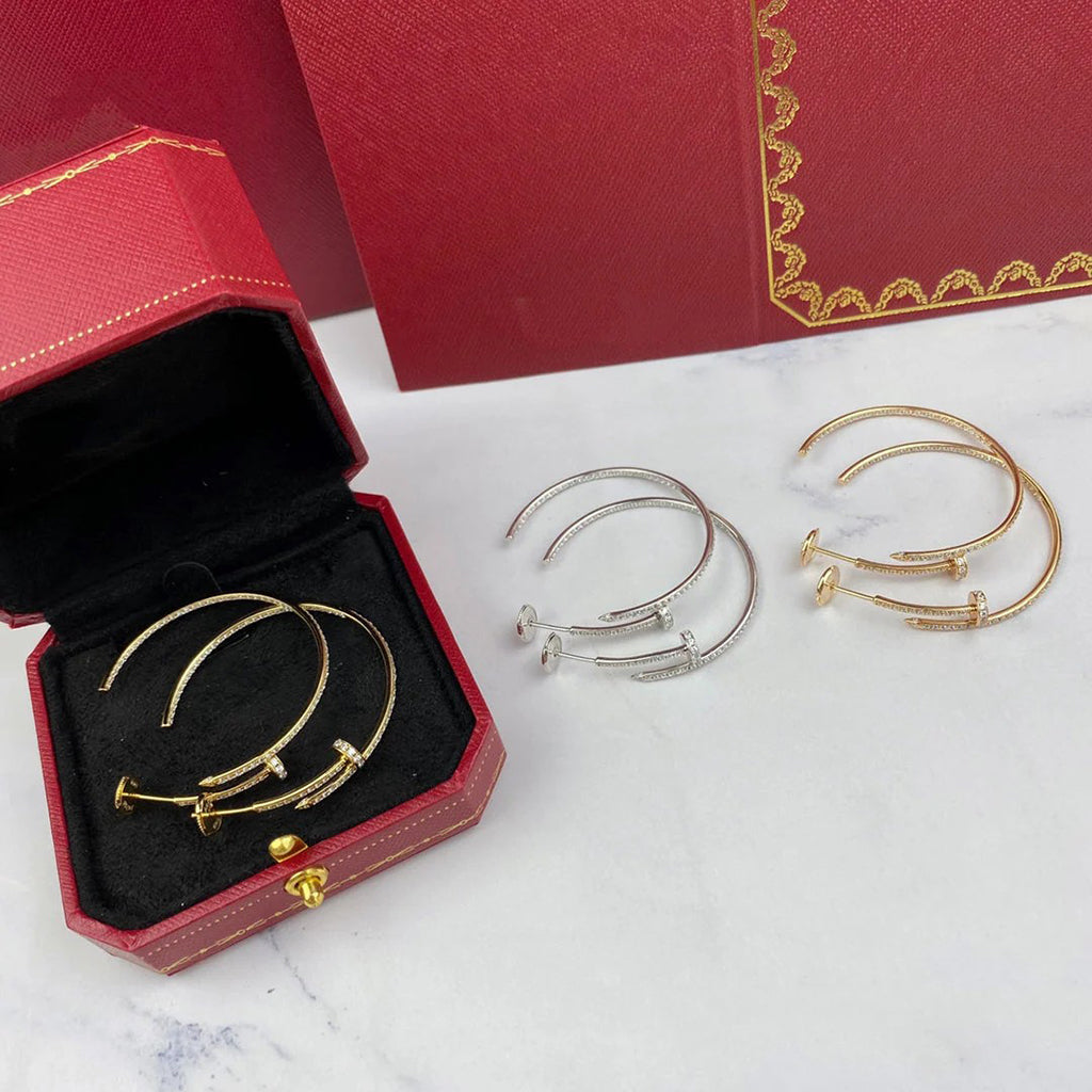 [Dawnora Jewelry]JUSTE FULL DIAMOND LARGE EARRINGS