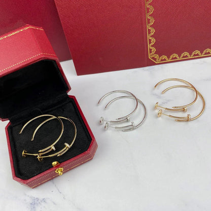 [Dawnora Jewelry]JUSTE FULL DIAMOND LARGE EARRINGS