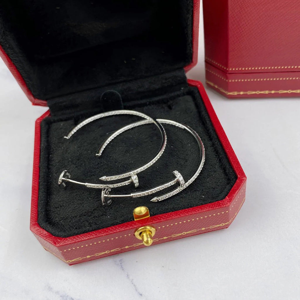 [Dawnora Jewelry]JUSTE FULL DIAMOND LARGE EARRINGS