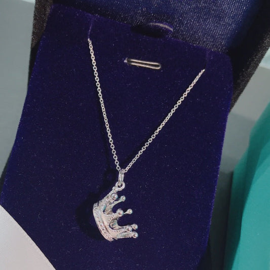 [Dawnora Jewelry]CROWN PEDANT NECKLACE