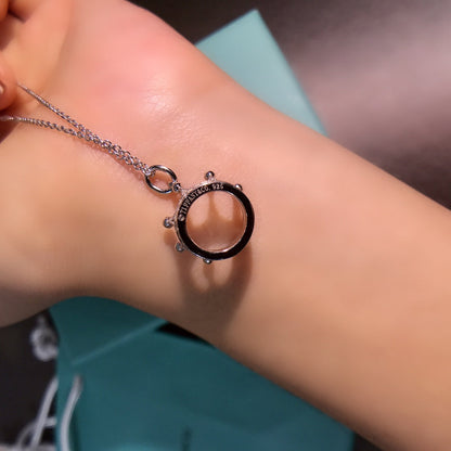 [Dawnora Jewelry]CROWN PEDANT NECKLACE