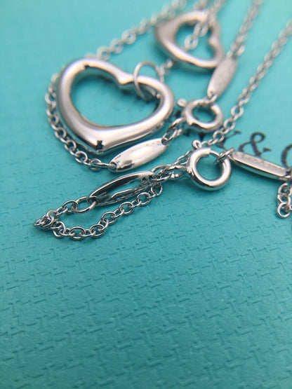 [Dawnora Jewelry]OPEN HEART SILVER NECKLACE
