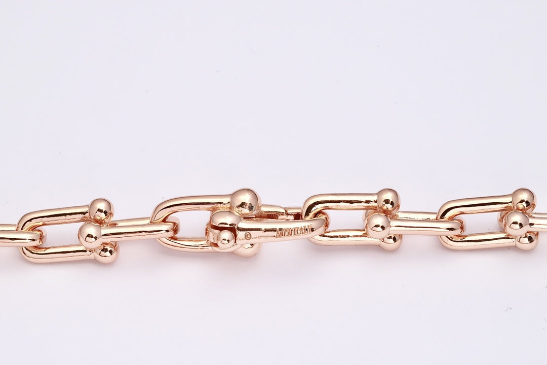 [Dawnora Jewelry]HARDWEAR PINK GOLD WRAP NECKLACE