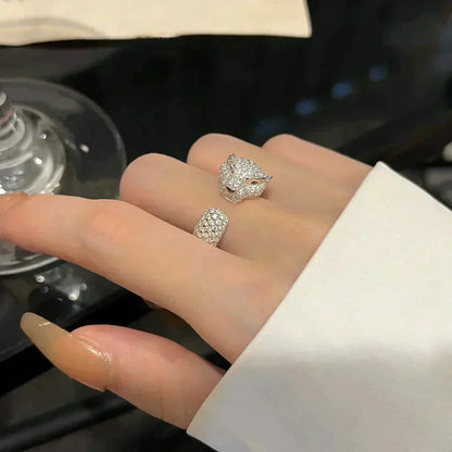 [Dawnora Jewelry]PANTHERE 5.5MM ALL DIAMOND RING