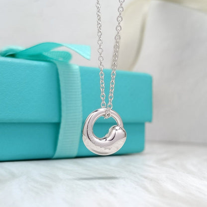 [Dawnora Jewelry]SNAIL PEDANT SILVER NECKLACE