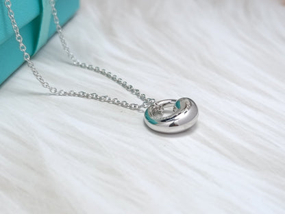 [Dawnora Jewelry]SNAIL PEDANT SILVER NECKLACE