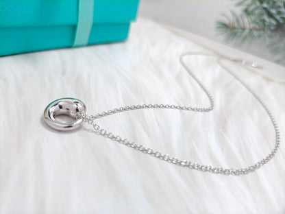[Dawnora Jewelry]SNAIL PEDANT SILVER NECKLACE