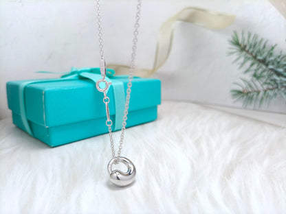 [Dawnora Jewelry]SNAIL PEDANT SILVER NECKLACE