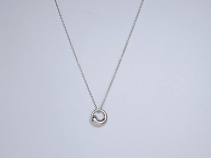 [Dawnora Jewelry]SNAIL PEDANT SILVER NECKLACE