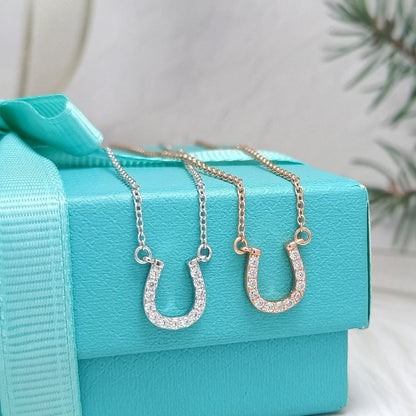 [Dawnora Jewelry]U DIAMONDS PEDANT NECKLACE