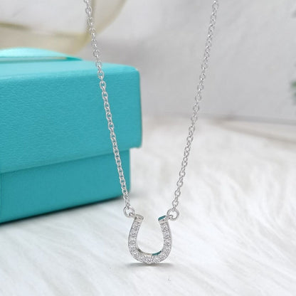 [Dawnora Jewelry]U DIAMONDS PEDANT NECKLACE
