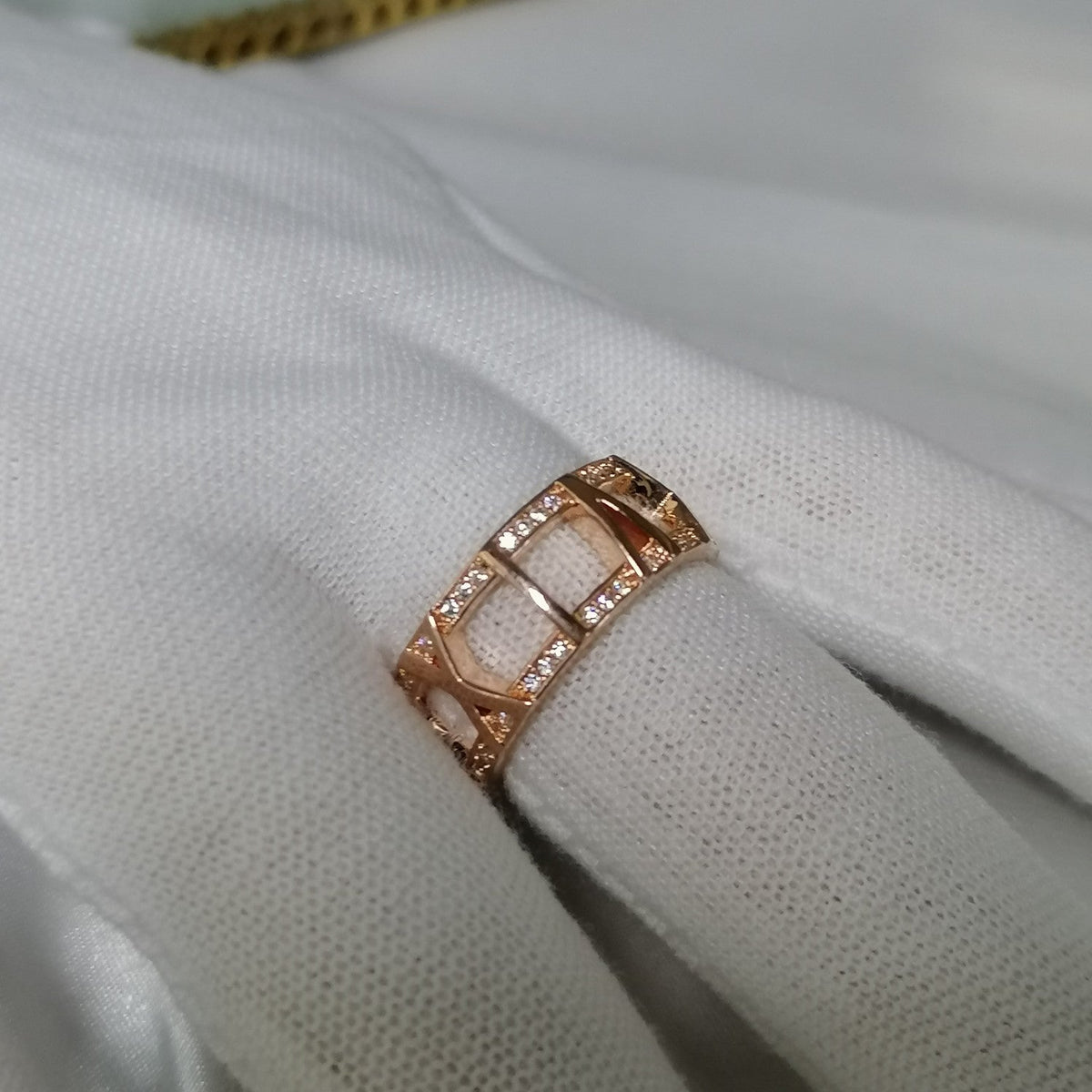 [Dawnora Jewelry]ATLAS LARGE OPEN DIAMOND RING
