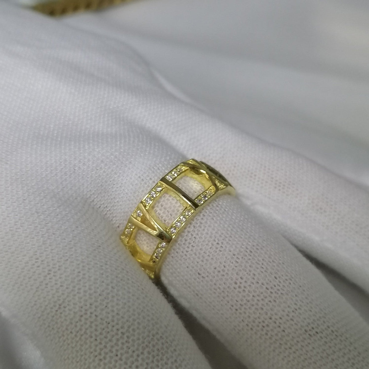 [Dawnora Jewelry]ATLAS LARGE OPEN DIAMOND RING