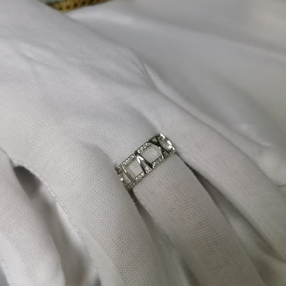 [Dawnora Jewelry]ATLAS LARGE OPEN DIAMOND RING