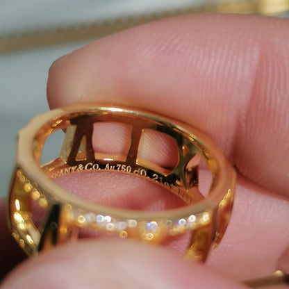 [Dawnora Jewelry]ATLAS LARGE OPEN DIAMOND RING