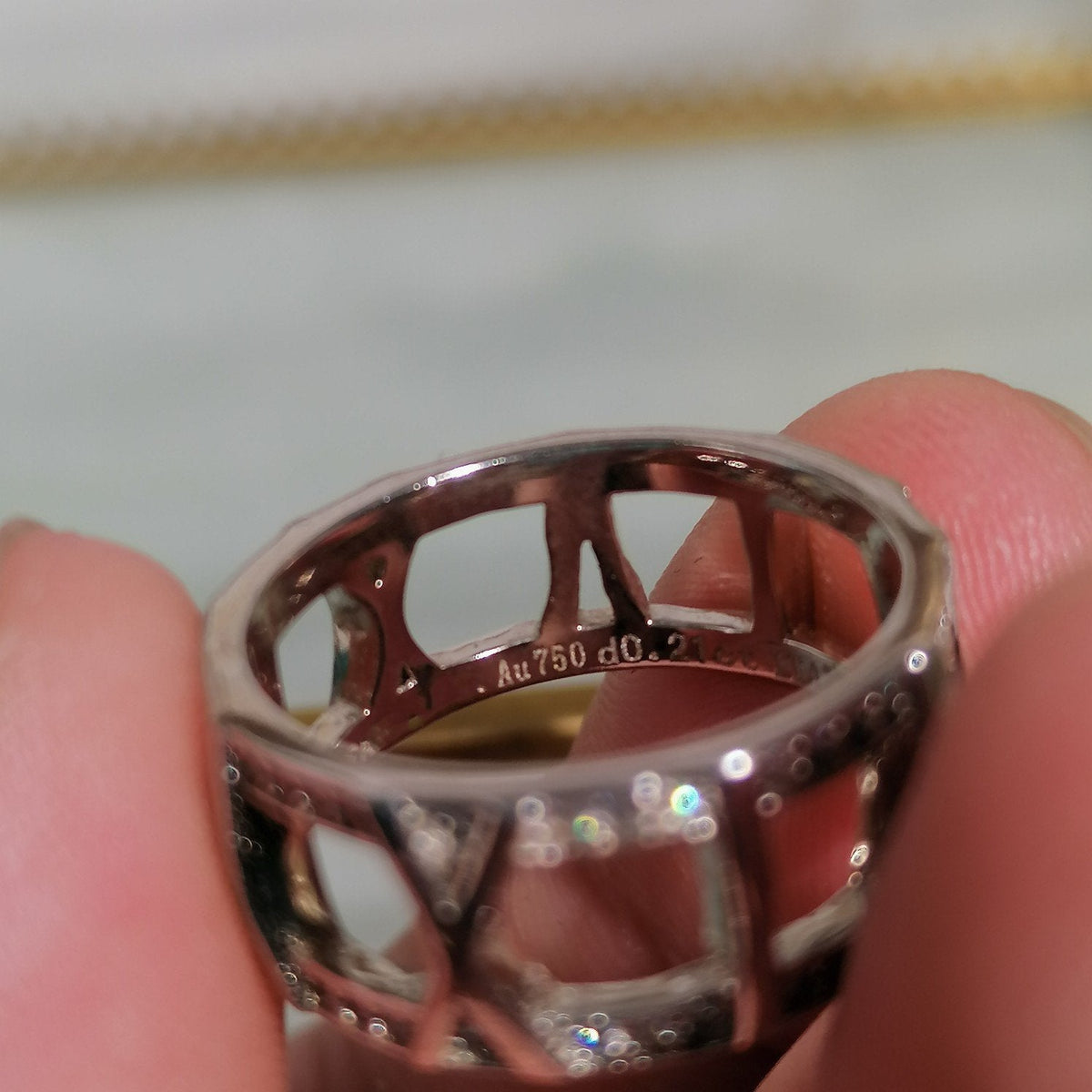[Dawnora Jewelry]ATLAS LARGE OPEN DIAMOND RING