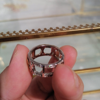 [Dawnora Jewelry]ATLAS LARGE OPEN DIAMOND RING