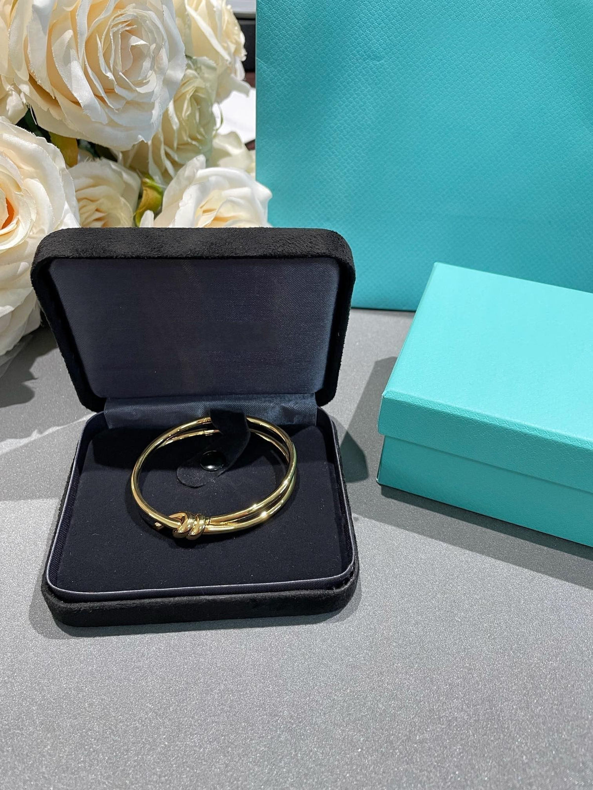 [Dawnora Jewelry]KNOT DOUBLE ROW GOLD BRACELET