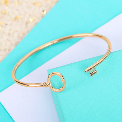 [Dawnora Jewelry]KEY WIRE OVAL BRACELET