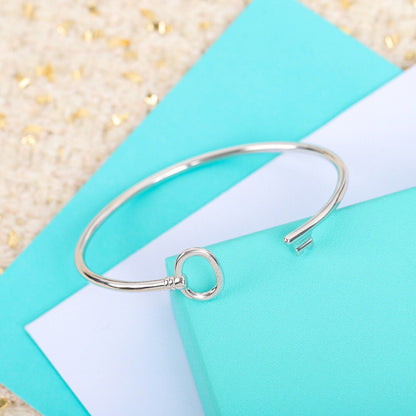 [Dawnora Jewelry]KEY WIRE OVAL BRACELET