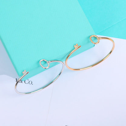 [Dawnora Jewelry]KEY WIRE OVAL BRACELET