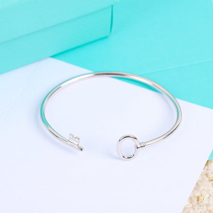 [Dawnora Jewelry]KEY WIRE OVAL BRACELET