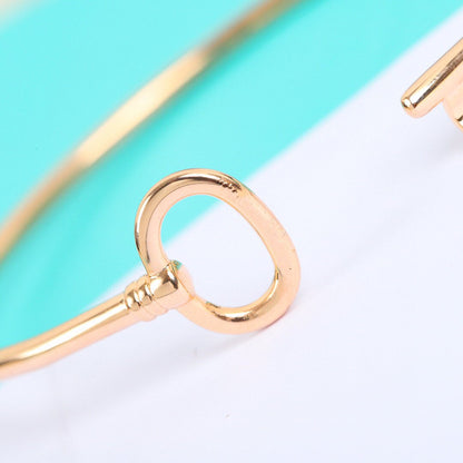 [Dawnora Jewelry]KEY WIRE OVAL BRACELET