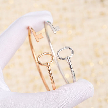 [Dawnora Jewelry]KEY WIRE OVAL BRACELET
