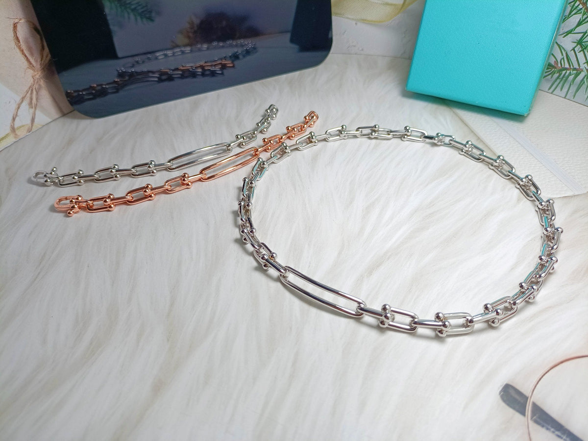 [Dawnora Jewelry]HARDWEAR LONG CHAIN BRACELET