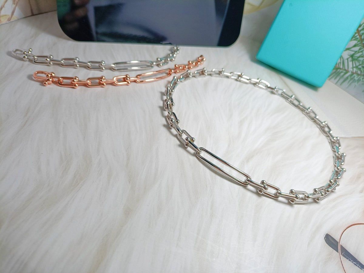 [Dawnora Jewelry]HARDWEAR LONG CHAIN BRACELET
