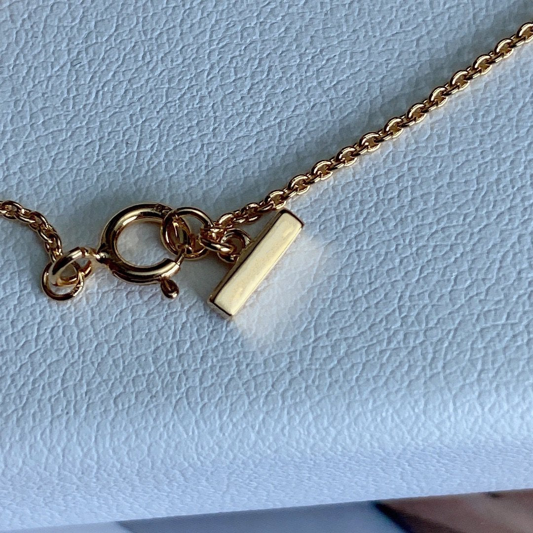 [Dawnora Jewelry]T DIAMOND CIRCLE PEDANT NECKLACE