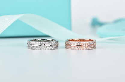 [Dawnora Jewelry]T WIRE DIAMOND RING