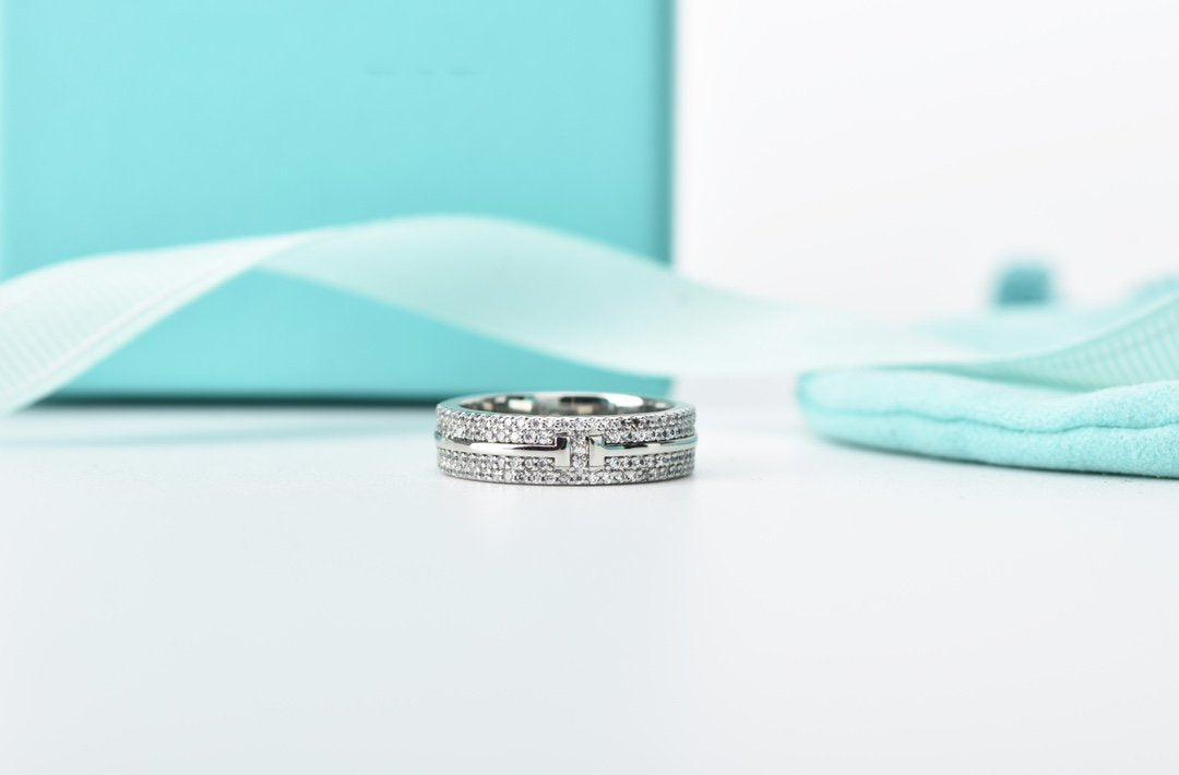[Dawnora Jewelry]T WIRE DIAMOND RING