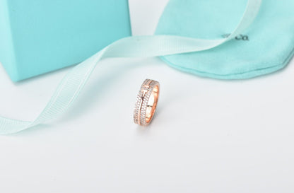[Dawnora Jewelry]T WIRE DIAMOND RING
